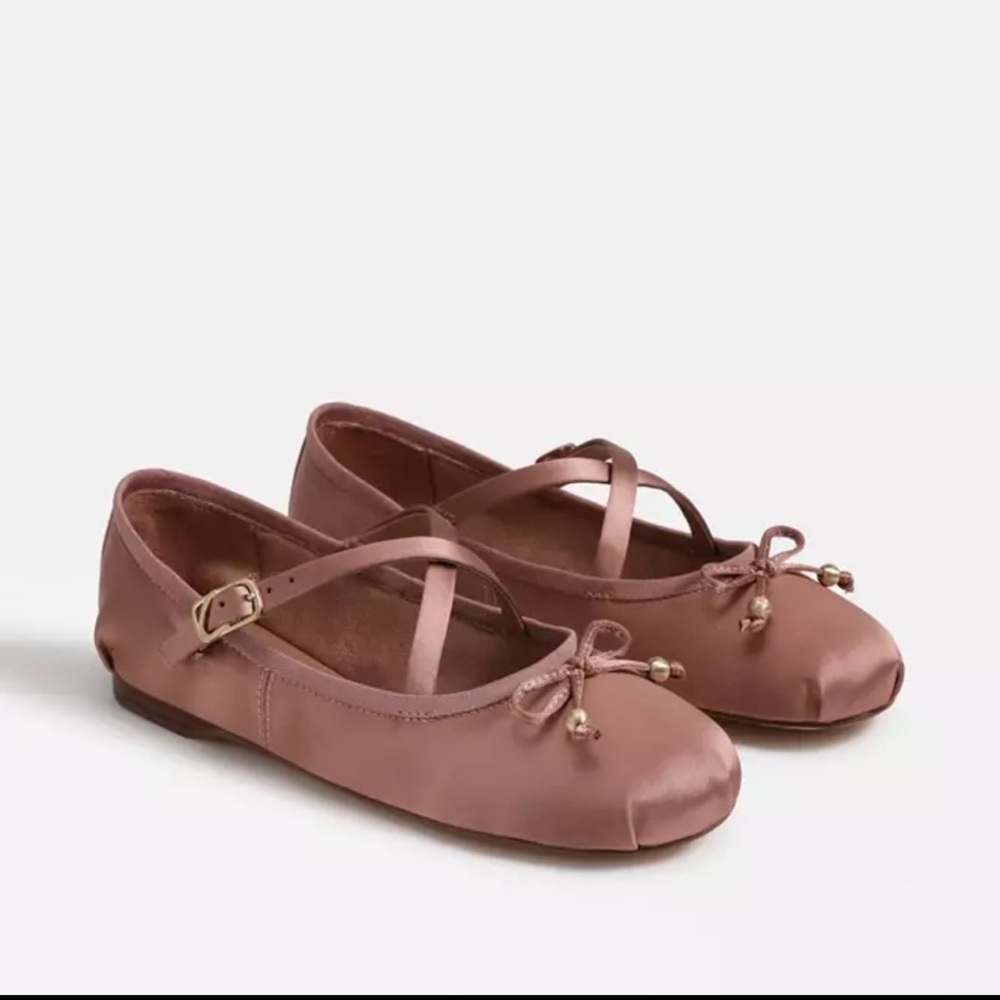 Circus by Sam Edelman Zuri Dark French Satin Ballet Flat Women 9.5